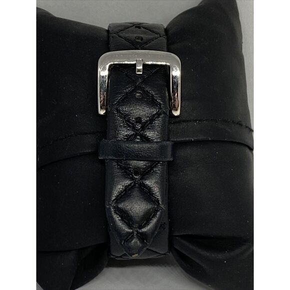Kate Spade Newyork 0125 Women\'s Black Leather White Analog Quartz Watch ZW147 main image 5